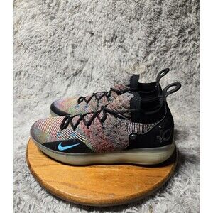 Nike Zoom KD 11 Mens Size 13 Multi Color Knit Lace Up Low Top Basketball Shoes
